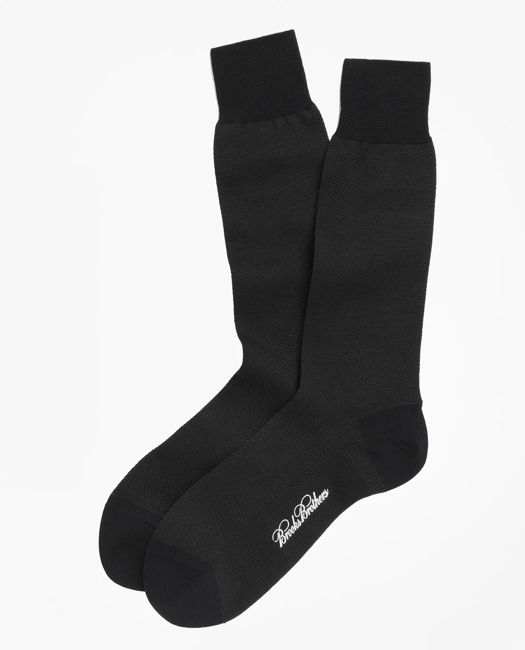 Cotton Bird's Eye Crew Socks