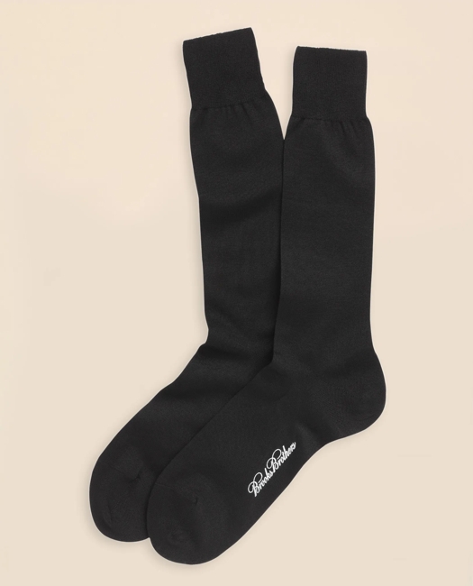 Egyptian Cotton Jersey Knit Crew Socks
