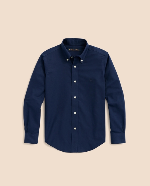 Non-Iron Stretch Cotton Oxford Sport Shirt