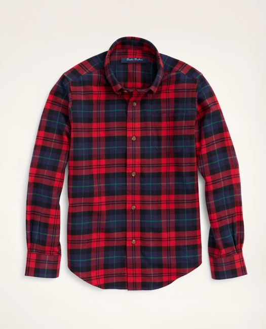 Flannel Tartan Sport Shirt