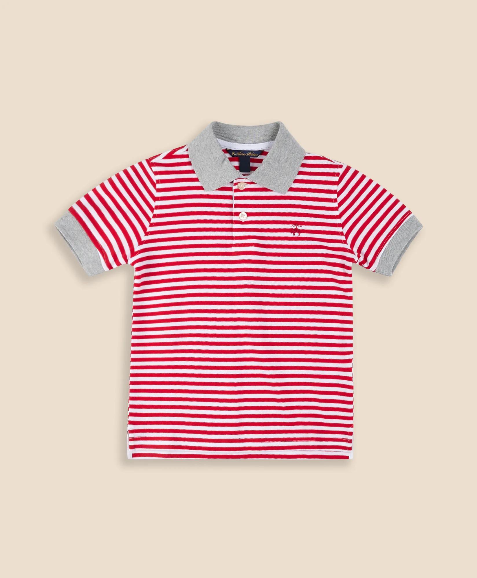 Brooks Brothers Fun Multi Stripe B/D Broadcloth L/S c1970s