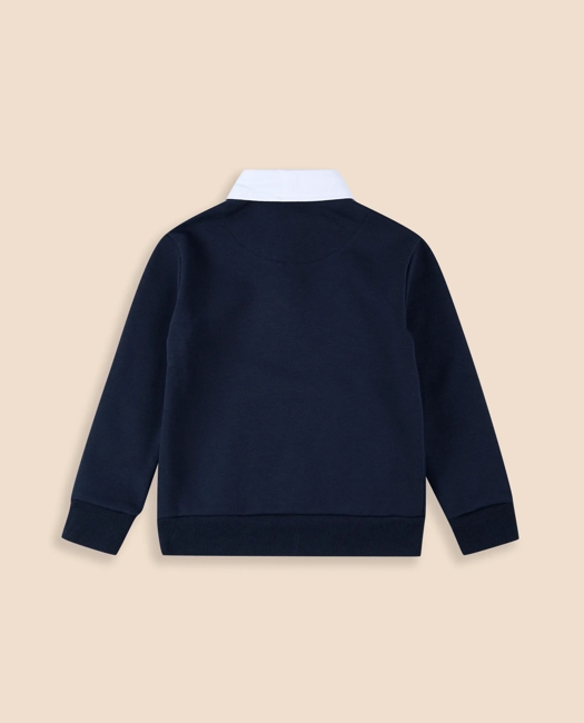 Cotton-Blend Rugby Sweatshirt