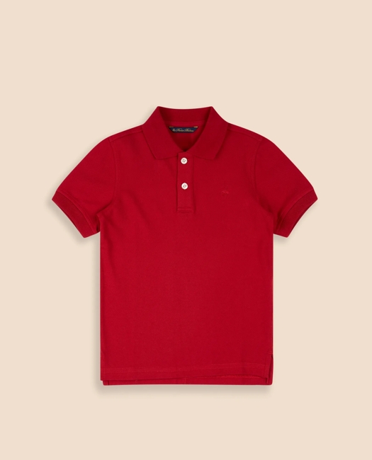 Cotton-Blend Pique Polo Shirt