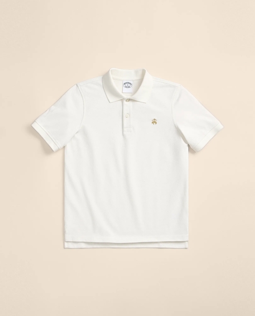 Short-Sleeve Pique Polo