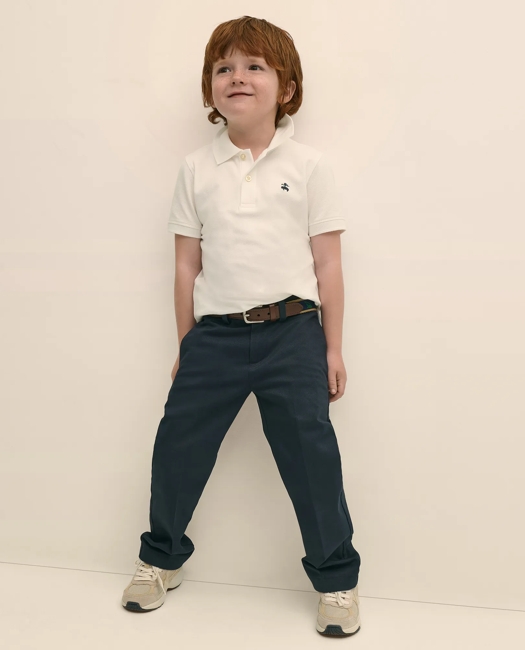 Stretch Cotton Twill Advantage Chino Pants - Navy