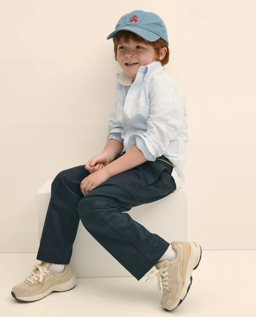 Stretch Cotton Twill Advantage Chino Pants - Navy