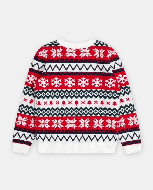Cotton Jacquard Fair Isle Sweater