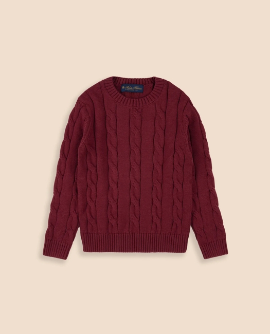 Cotton Cable Sweater