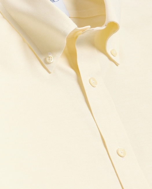 Stretch Non-Iron Cotton-Oxford Polo Button-Down Short-Sleeve Sport Shirt