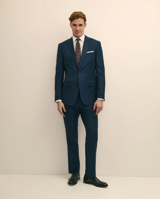 Classic-Fit Stretch Wool Blend Nailhead Suit Jacket