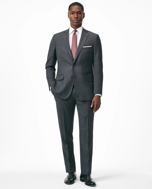 Classic-Fit Stretch Wool Blend Nailhead Suit Jacket