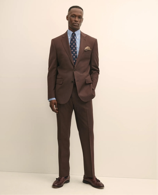 Classic-Fit Stretch Wool Blend Suit Pants