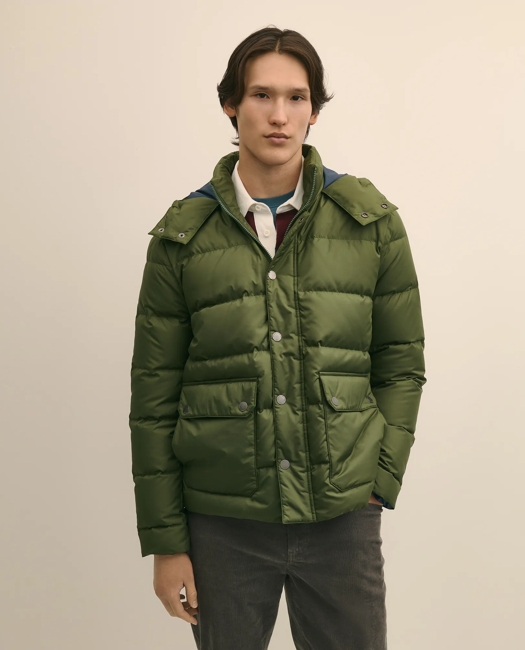 Water-Resistant Down Puffer Jacket