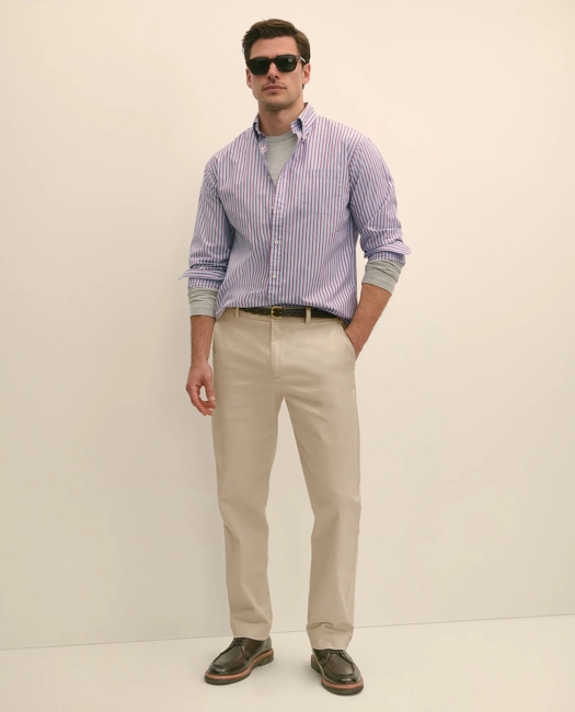 Washed Stretch Chino Pants