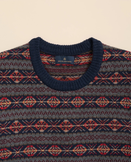 Merino-Wool Blend Heritage Fair Isle Sweater