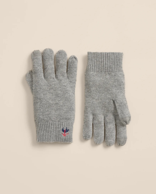Wool-Cashmere Blend Touchscreen Gloves