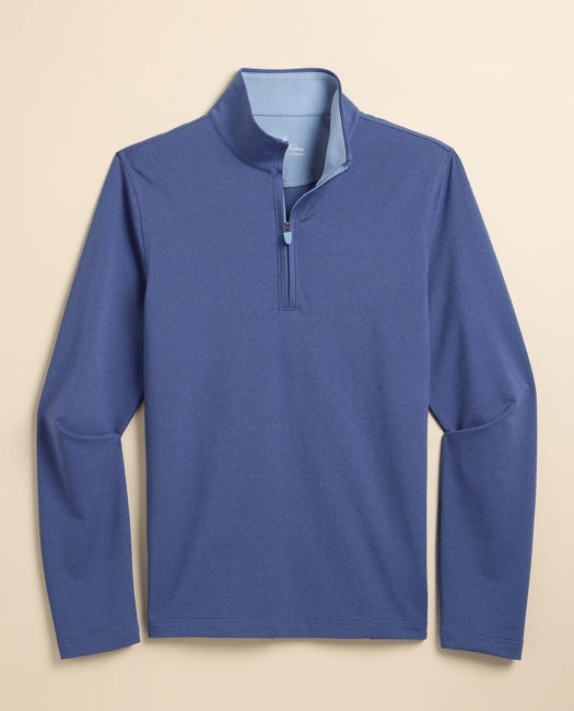 Performance Series Quarter-Zip Shirt - Chambray Blue