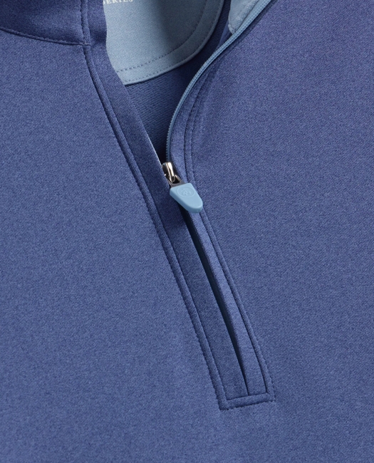 Performance Series Quarter-Zip Shirt - Chambray Blue
