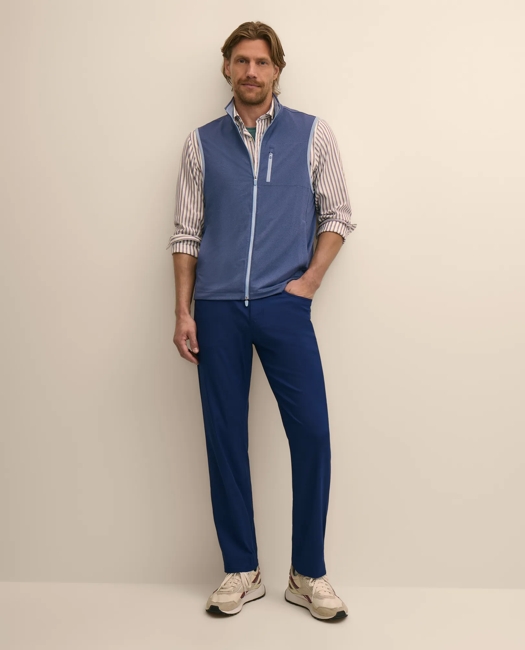 Performance Series Full-Zip Vest Shirt - Chambray Blue
