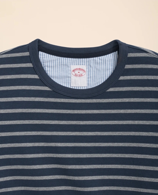 Cotton Mariner Stripe Long-Sleeve T-Shirt