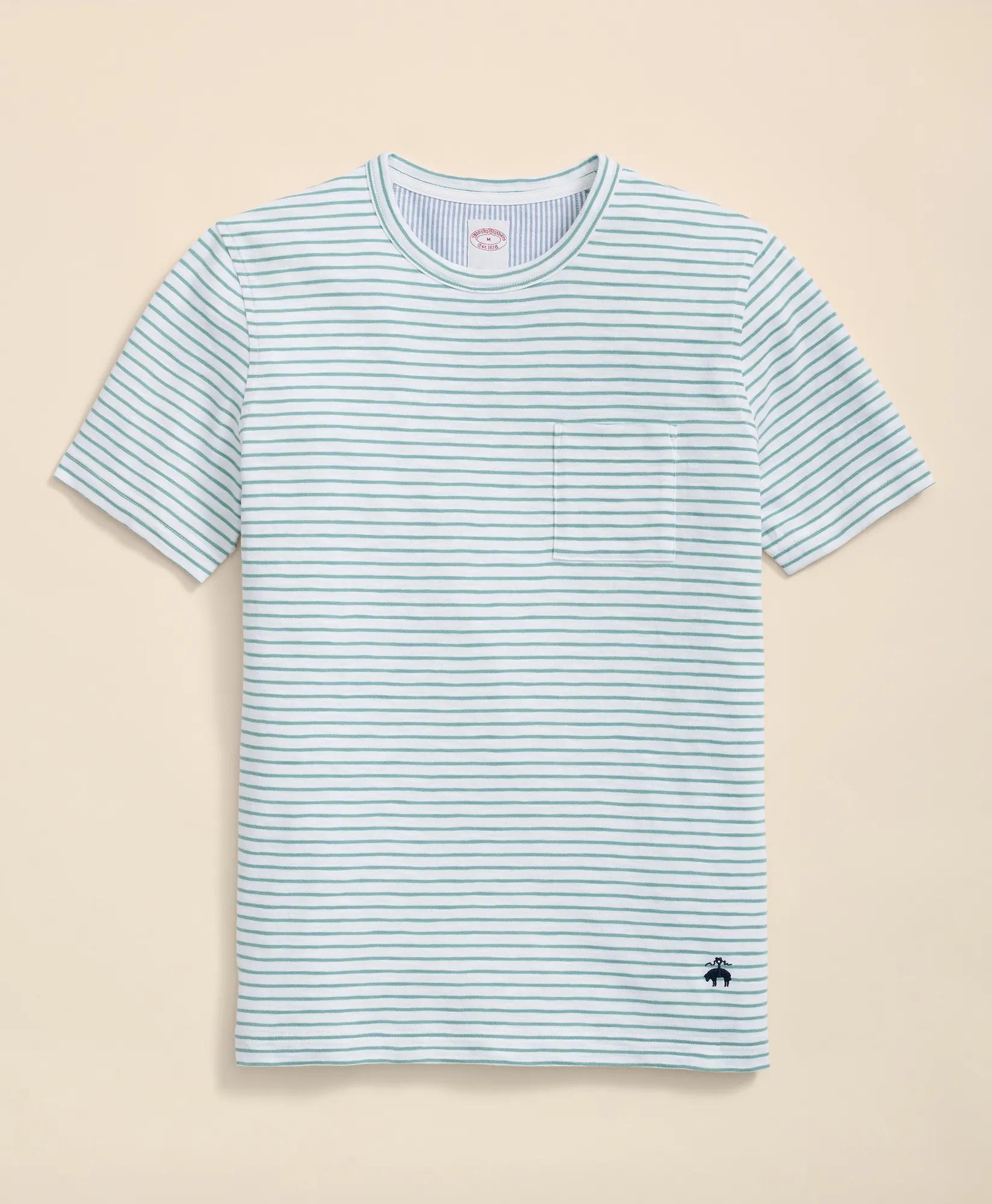 Slub Cotton Stripe T-Shirt