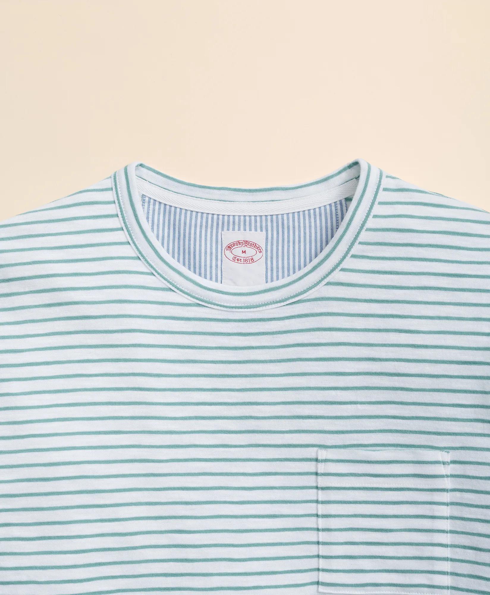 Slub Cotton Stripe T-Shirt