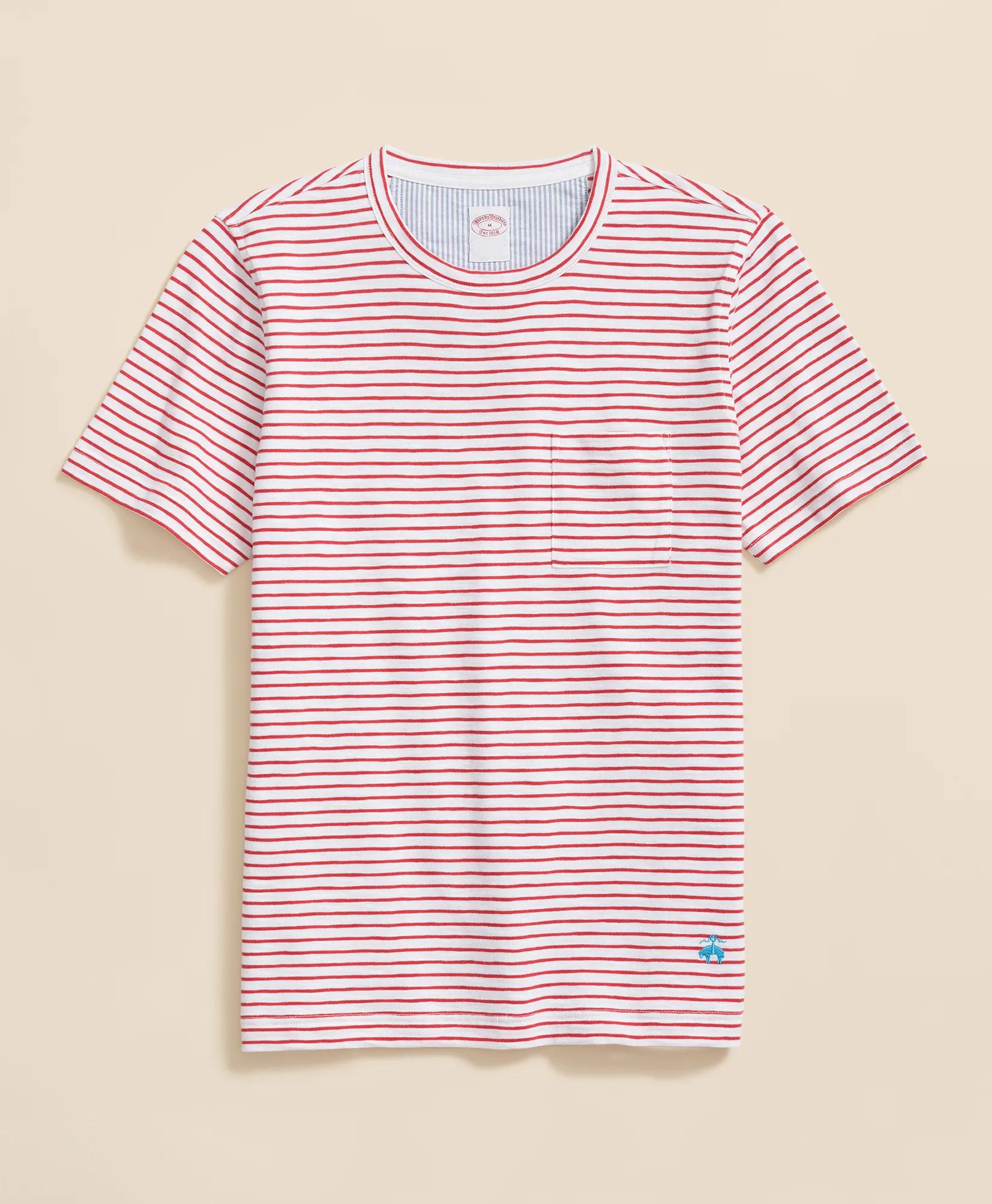 Brooks Brothers Mens Original Crew T-Shirt (X-Small, Navy