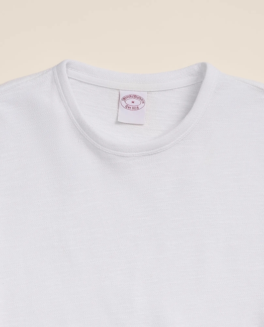 Cotton-Linen Pique T-Shirt