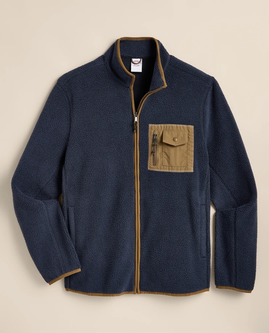 Teddy Fleece Full-Zip Jacket Shirt