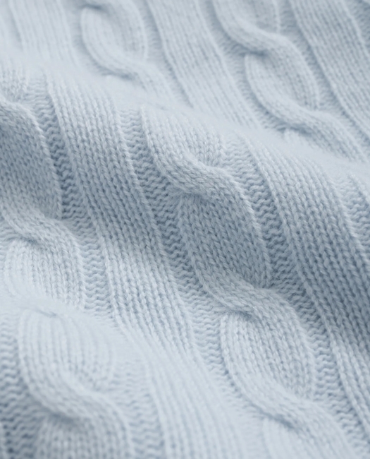 Cashmere Baby Blanket & Beanie Gift Set - Blue