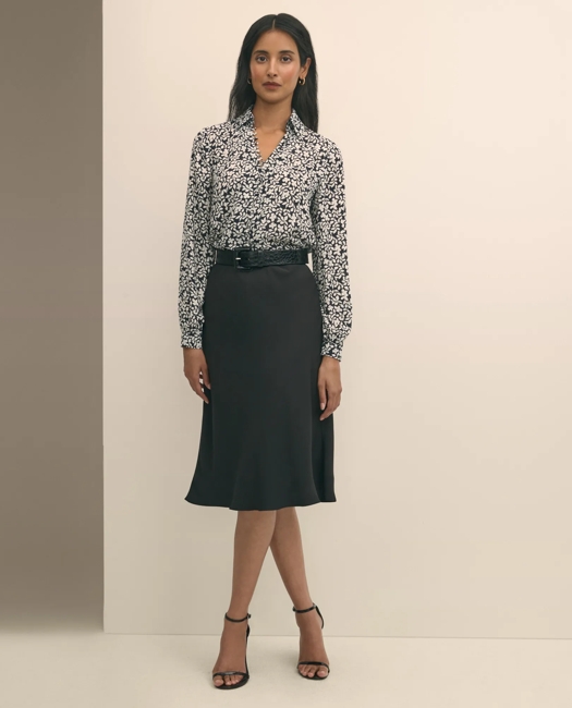 Crepe Slip Skirt