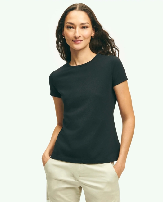 Elevated Cotton Modal Pique T-Shirt