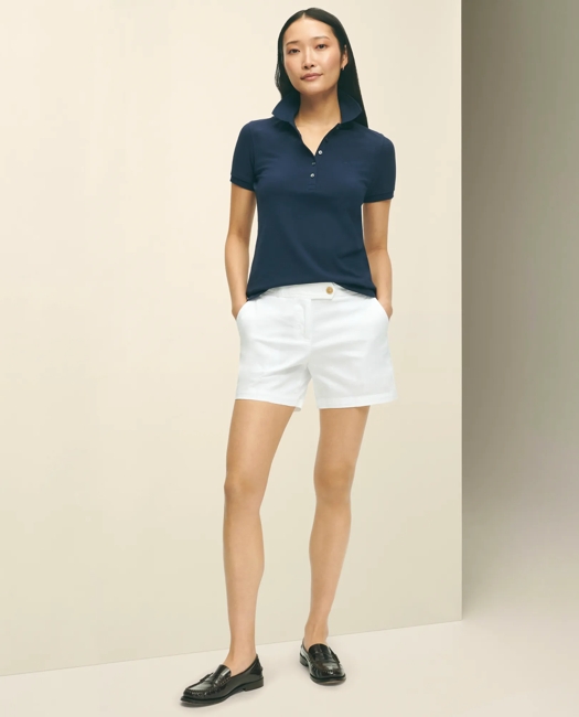 Stretch Cotton Twill Shorts
