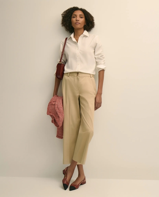 Cropped Wide-Leg Advantage Chino Pants
