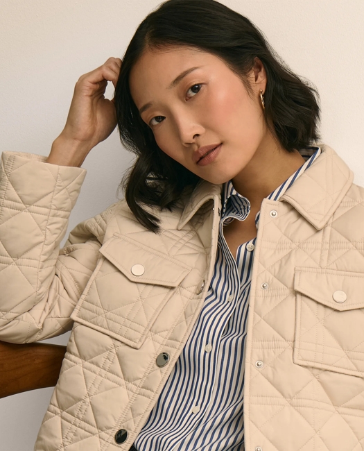 Water-Resistant Quilted Jacket