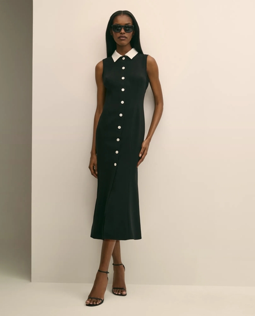 Sleeveless Shirt Dress