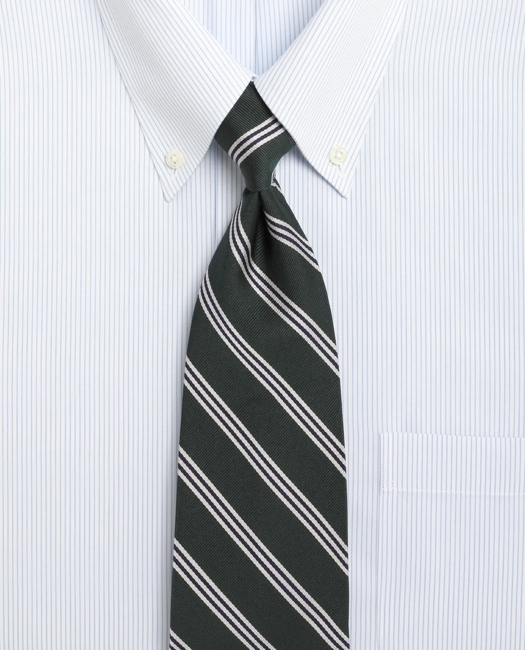 Mini Rep Tie - Green-Navy