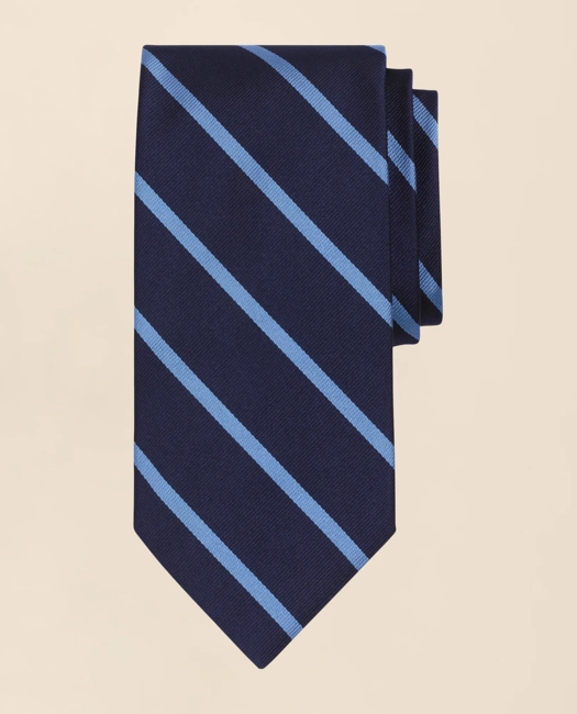 Rep Tie - Navy-Light Blue
