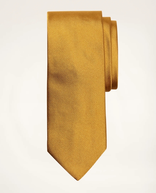 Solid Rep Tie - Gold