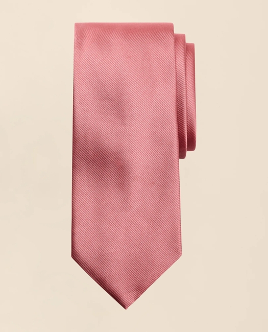 Solid Rep Tie - Pink