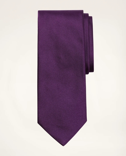 Solid Rep Tie - Purple