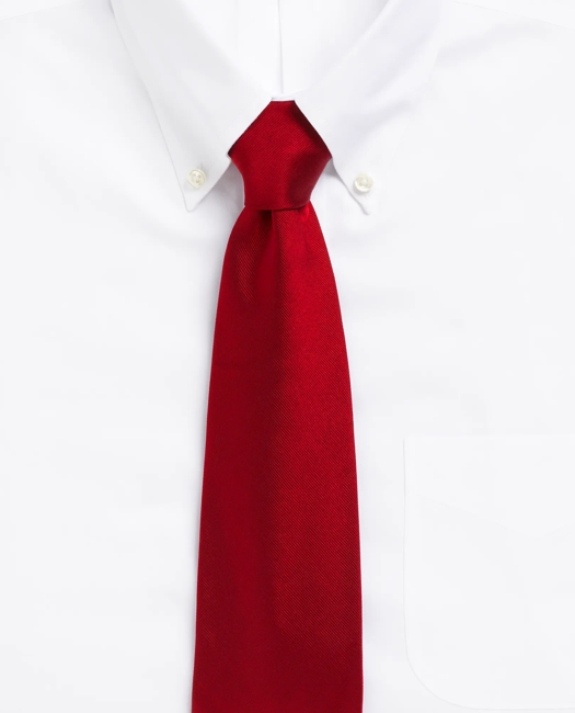 Solid Rep Tie - Red