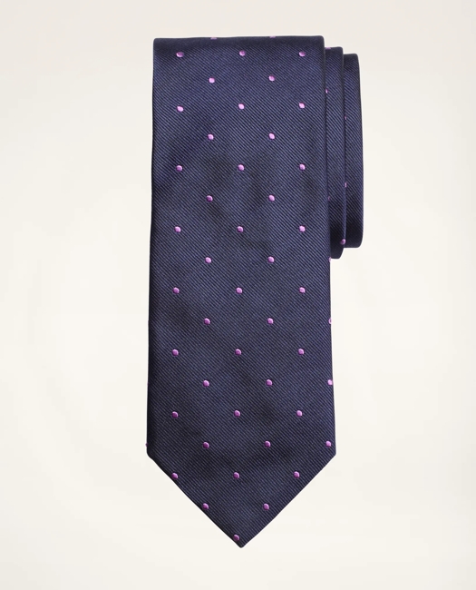 Dot Rep Tie - Purple