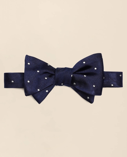Dot Bow Tie - Navy
