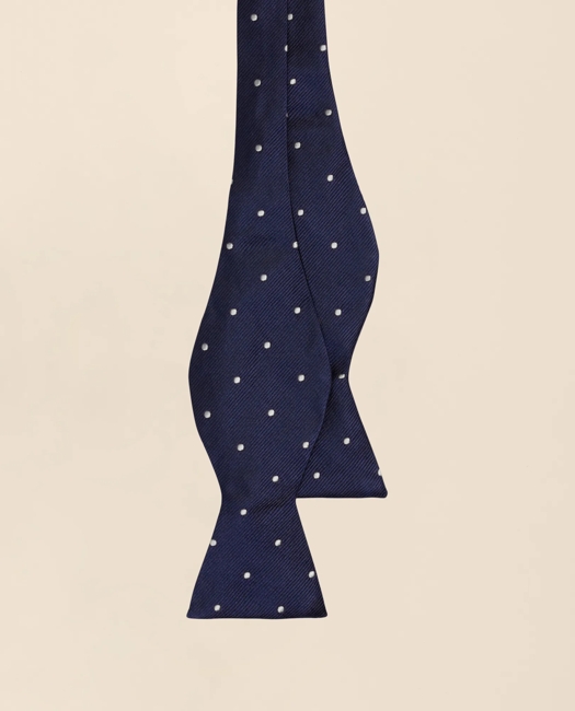 Dot Bow Tie - Navy
