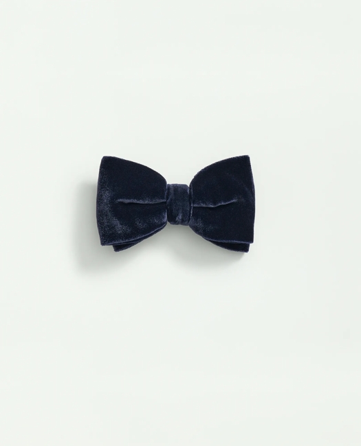 Formal Silk Blend Velvet Bow Tie