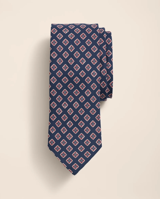 Silk-Cotton Floral Tie