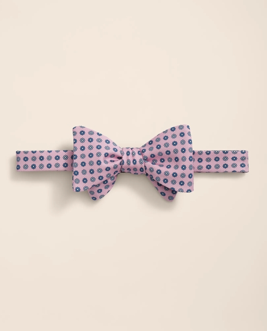 Silk Mini Floral Bow Tie