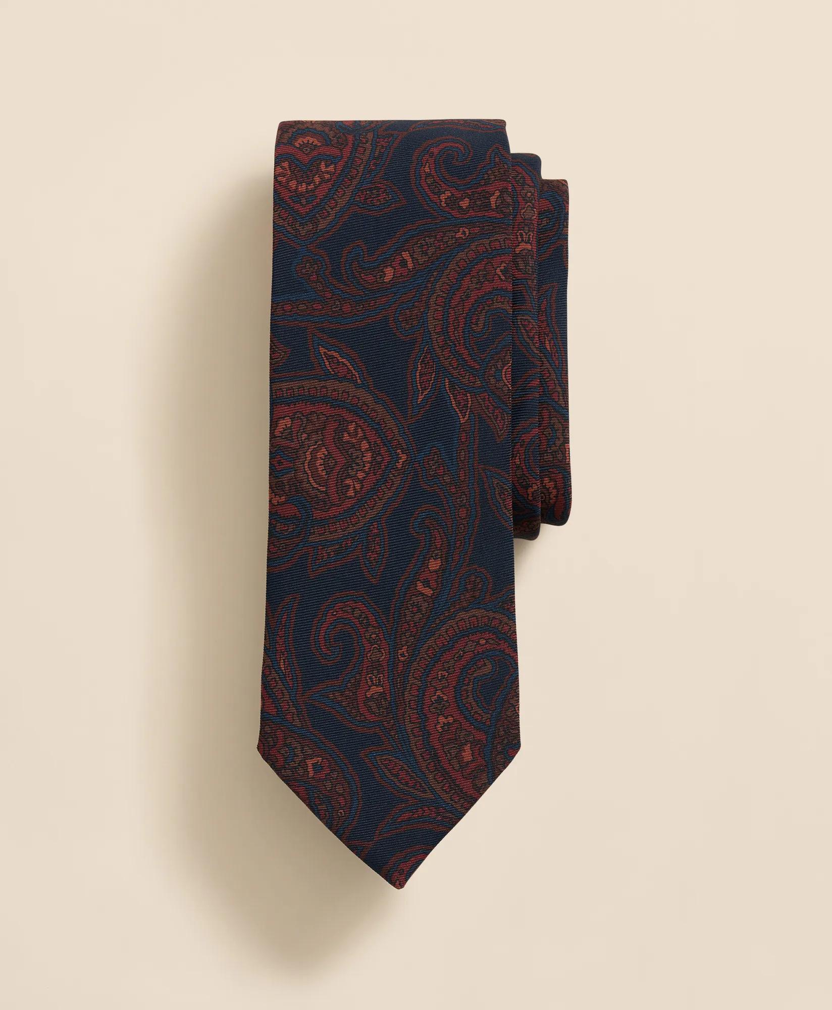 Silk Large Paisley Tie