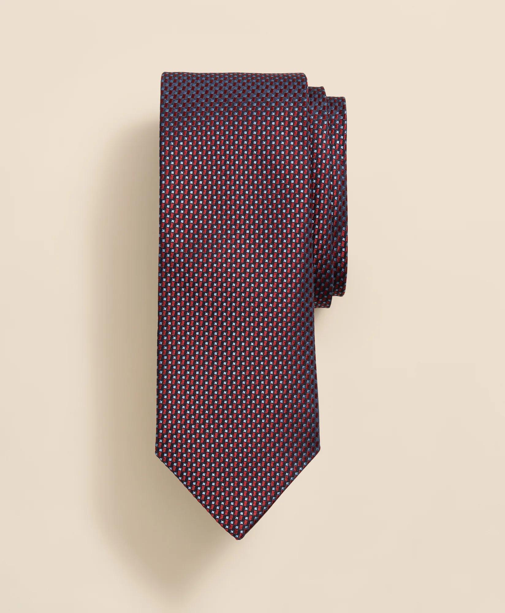Silk Mini Geometric Tie